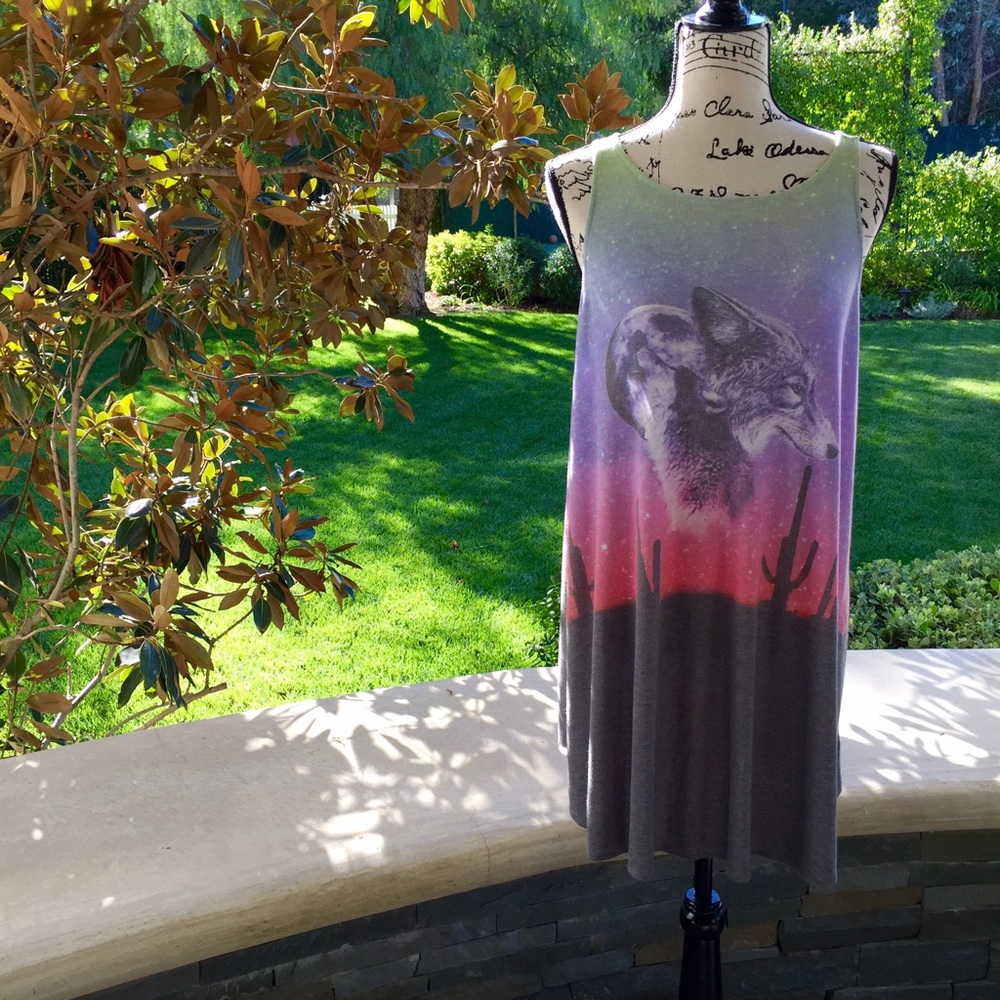 [NEW] WILDFOX || Desert Galaxy Coyote Tank Dress